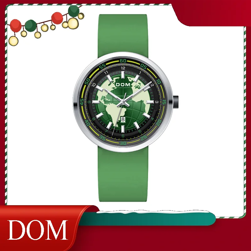 

DOM watch for men automatic fashion simple businesscus casual wach Creative earth design, environmental color pattern