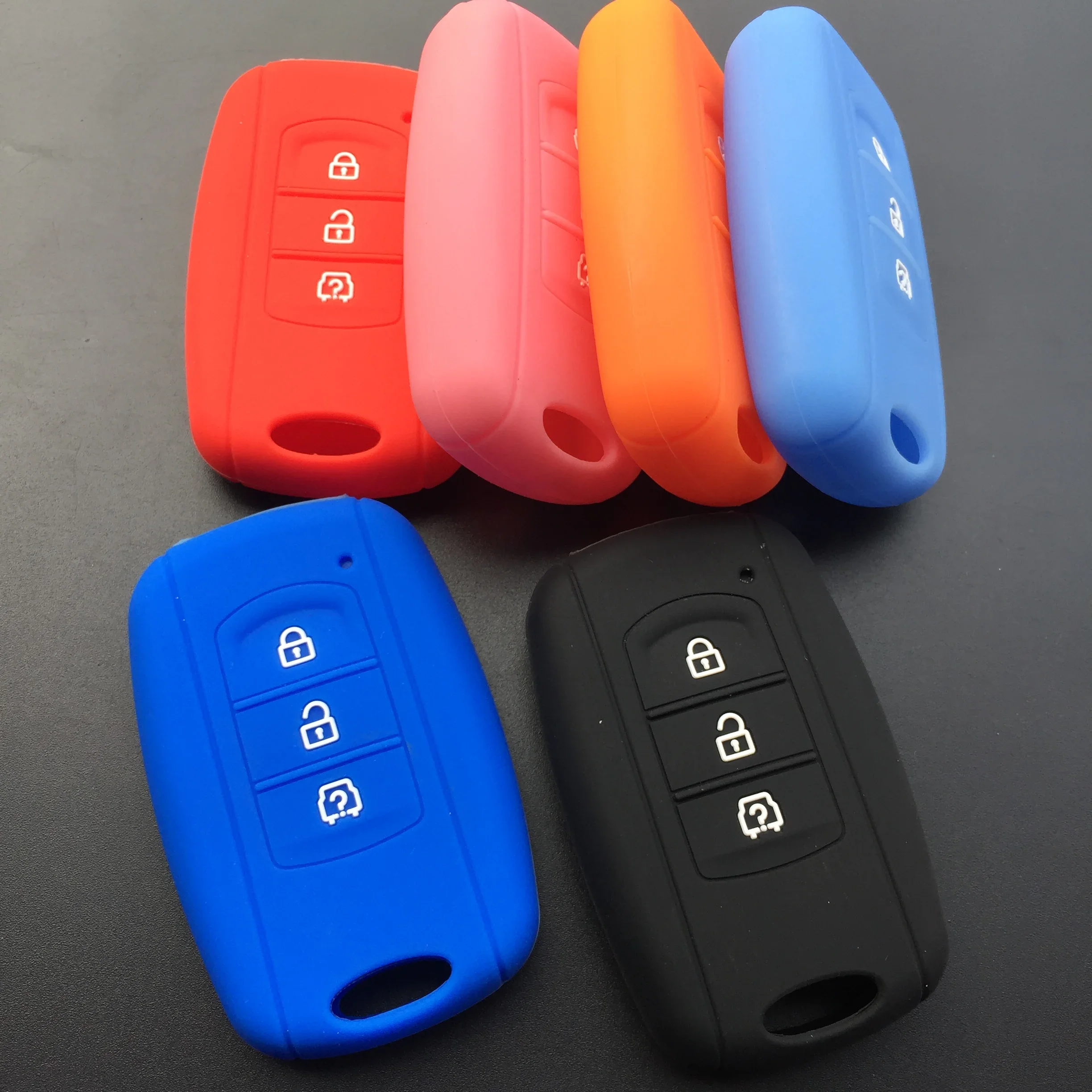 Silicone Remote Key Protector Skin Cover Case Shell for Dongfeng DFM DFSK Glory 580 F507 S30 H30 AX7 Car Products Accessories