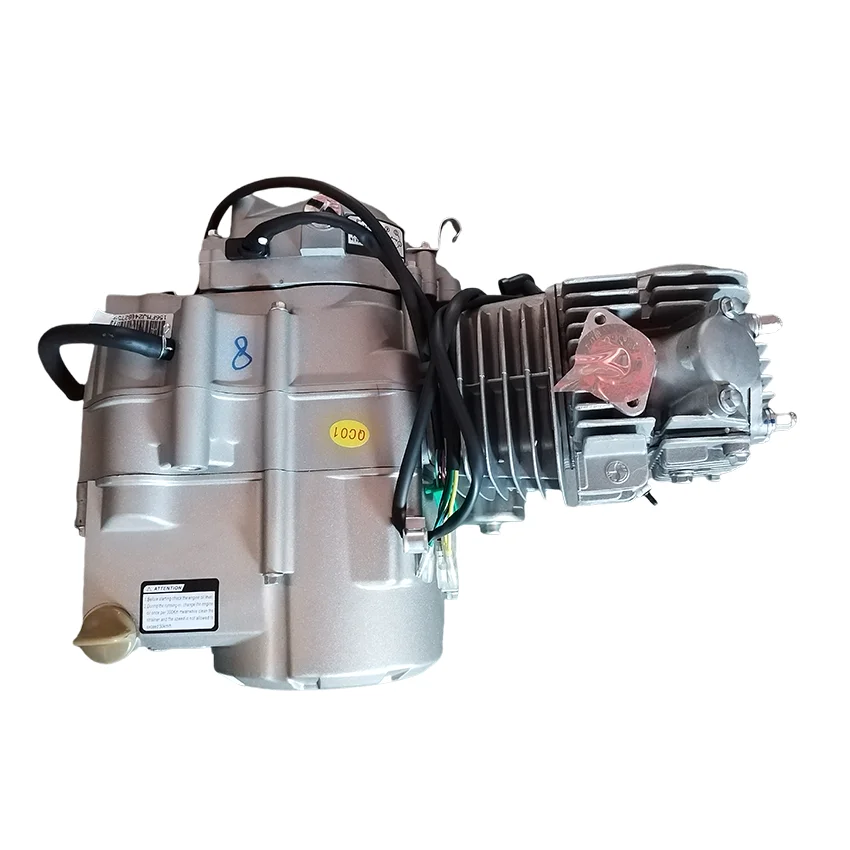 Mesin Sepeda Motor 140cc Starter Elektrik 4 Langkah Berpendingin Udara Kopling Otomatis Manual Mesin YX140