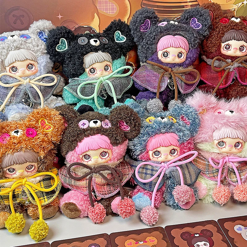

Maymei Tiny Bear Cookie Series Plush Blind Box Maymei Vinyl Doll Pendants Surprise Bag Decor Keychain Blindbox Mystery Box Toys