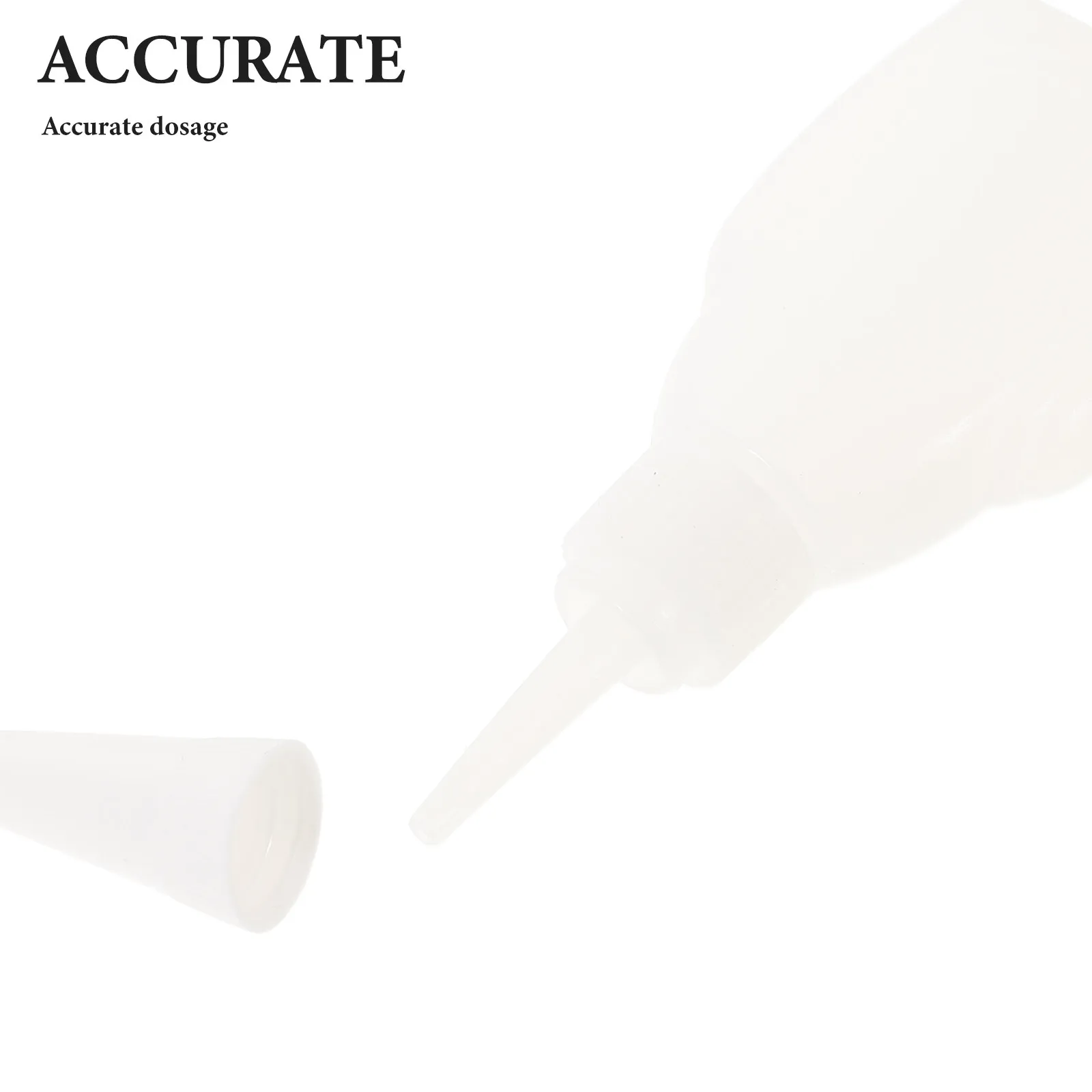 40Pcs Acrylic Precision Glue Applicator Bottles Refillable Needle Tip Applicator Bottle For For Jewelry Making