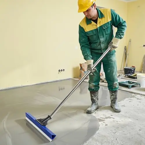 Robust Rubber Plastic Floor Coating Comb Tool for Epoxy Resin Polyurethane Self Leveling Cement Even Distribution Results