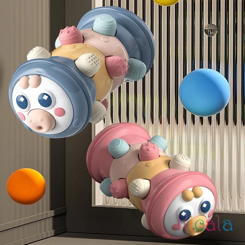 Rastejando brinquedo rolo para bebês, Fitness, Roller Atividade Educativa, infantil Tummy Time Development, brinquedos sensoriais, 0-12 meses