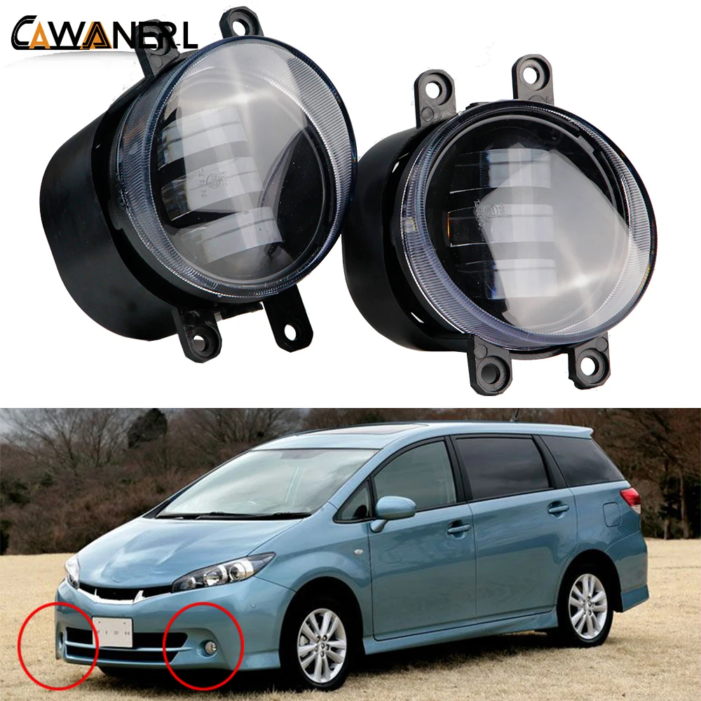 

2 X High Bright Car Front Bumper Upgrade LED Fog Light DRL 30W H11 12V For Toyota Wish 2009 2010 2011 2012 2013 2014 2015