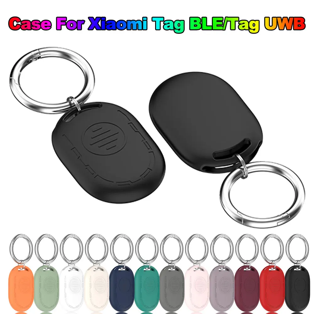 Locator Case Keychain For Xiaomi Tag BLE Anti-lost Cover Sleeve Protective Case For Xiaomi Tag UWB Soft Silicone Cases