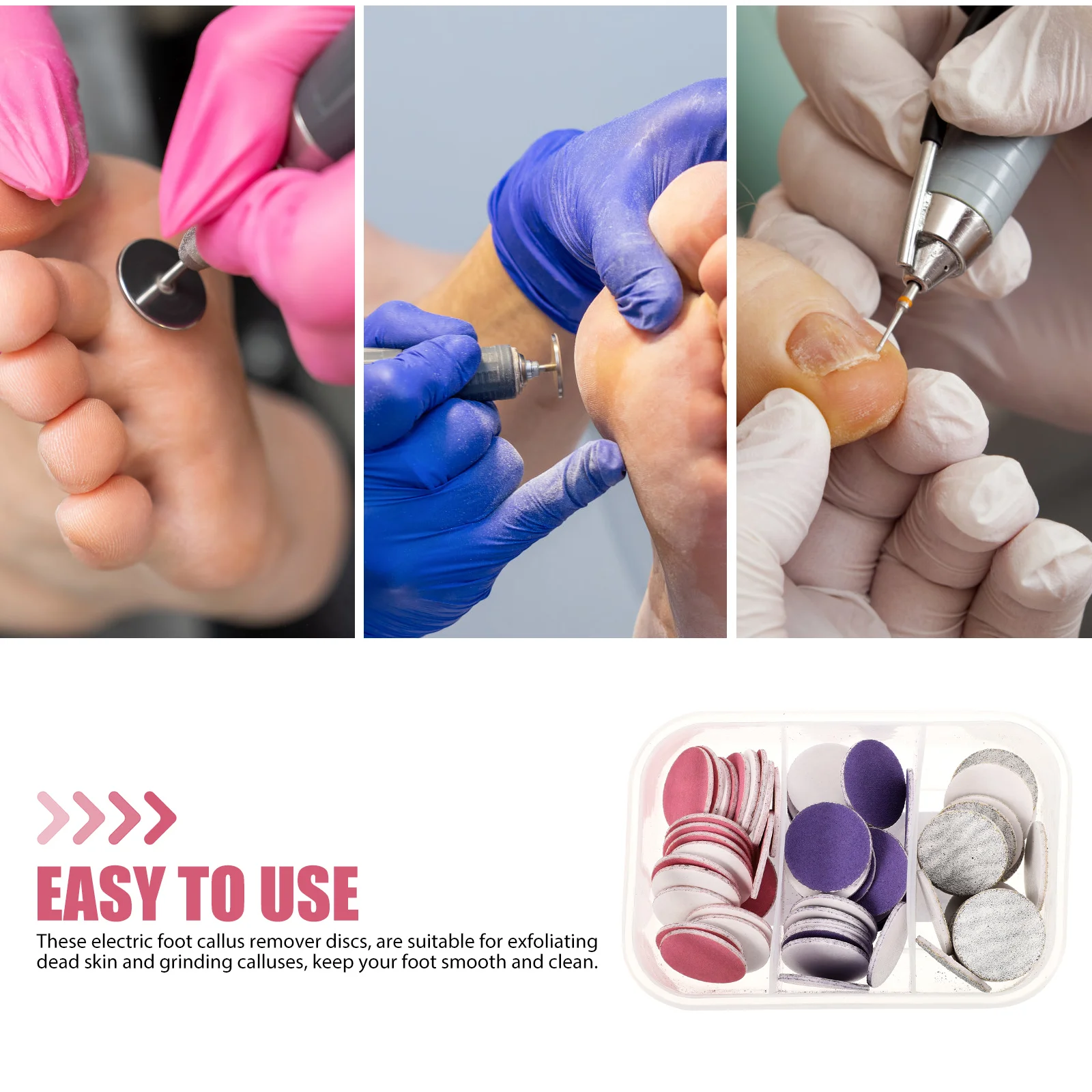 

72pcs Electric Foot Callus Remover Discs Sanding Pads Rough Disposable Dead Skin Removal Pedicure Tools Grinding