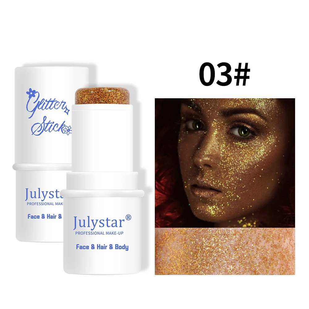 8 cores glitter vara rosto corpo maquiagem dos olhos multicolorido shimmer à prova dwaterproof água festival festa palco maquiagem para mulher fácil remoção