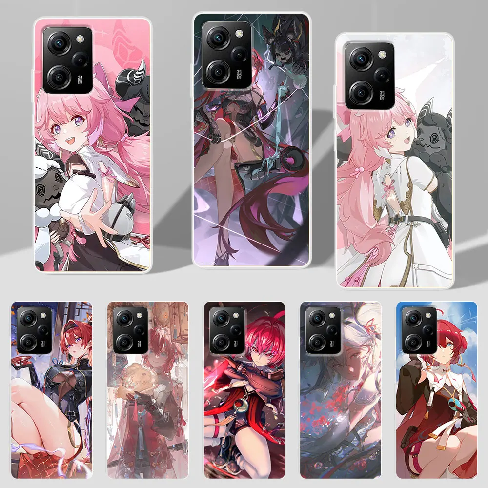 

Encore Wuthering Waves Yin Lin Phone Case for Xiaomi Poco X6 M5s F3 X3 F4 F5 M4 X4 X5 F1 F2 M3 Pro M5 TPU Soft Transparent Cover