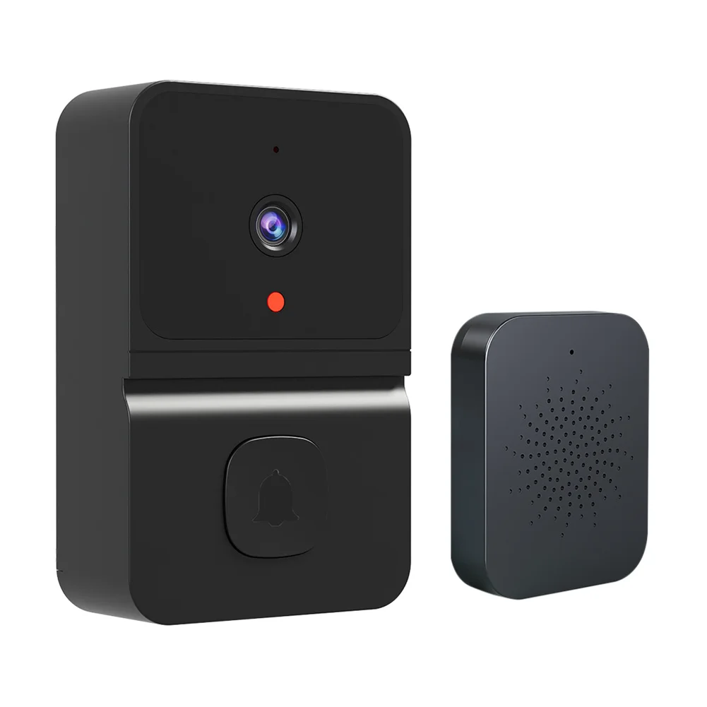 Timbre inteligente inalámbrico con WiFi de 2,4 GHZ, timbre de puerta con vídeo, visión nocturna, Audio bidireccional, cámara de almacenamiento en la nube