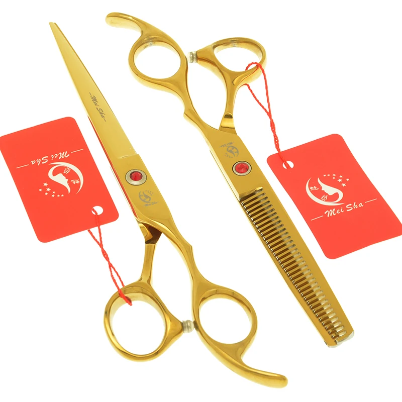7.0" Stainless Steel Big Cutting Scissors 6.5 Inch Thinning Shears Barbers Hair Tesoura Salon Hair Care Styling Clippers A0130A