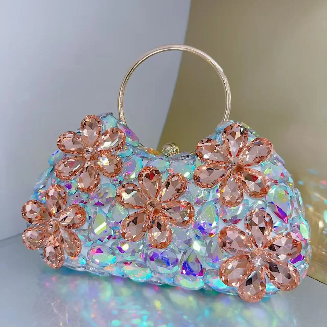 Bling Diamond Evening Bag With Chain Shoulder Bag Fashion Women's Handbags Wallets Evening Bag Party Wedding Clutch Purse
