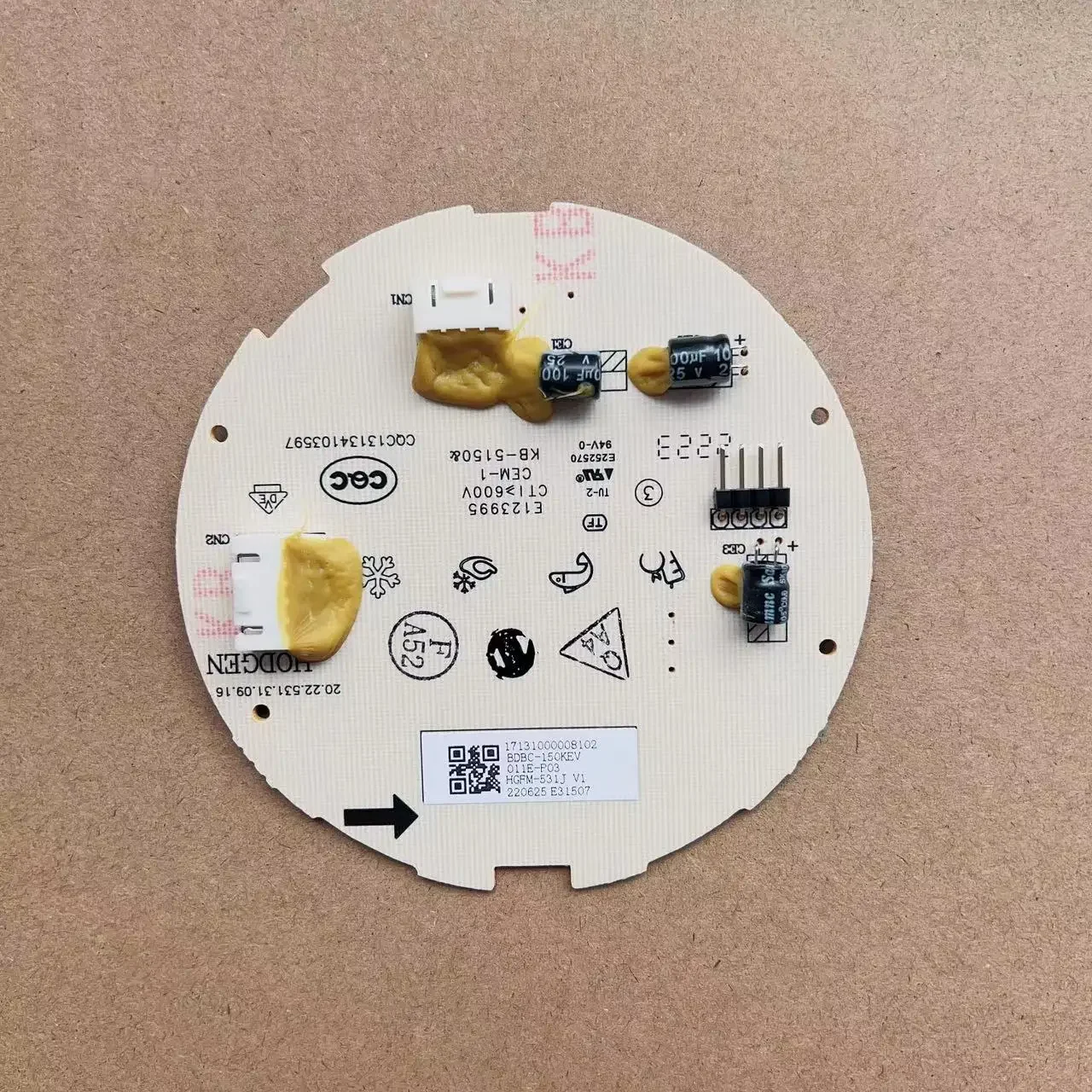 Suitable for Midea Freezer Refrigerator BD/BC-150KEV Power Control  Computer  Main Board 208KEVA 98KEV