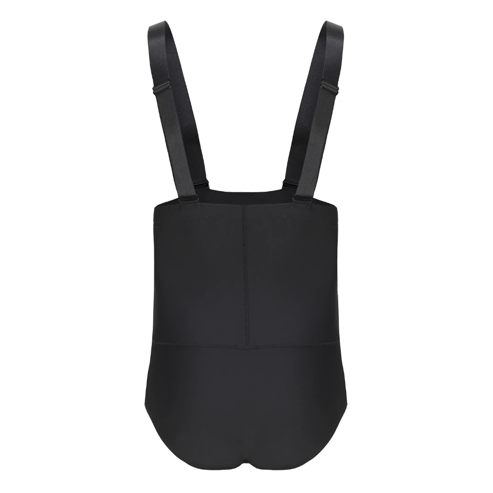 Men's Shapewear High Waist Tummy Control Underwear Briefs With Removable Adjustable Straps For Anti Roll Down