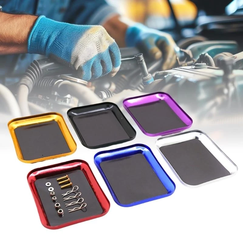 

Parts Holders Magnetized Screw Dish Square for Workshop & DIY Projects