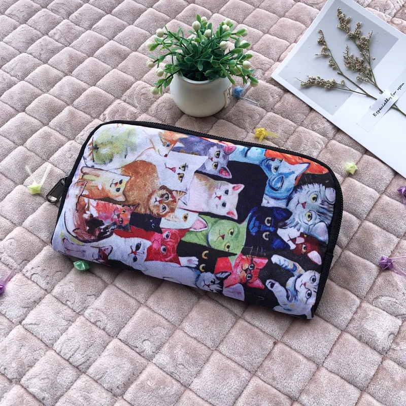 Dinosaur long Wallet  Teenager Coin Purse Boys Girls Coin Money Bags Girls Purses and Handbags Key Credit Card Holder Bag