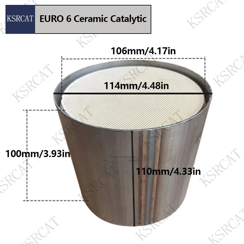 

Euro 6 Catalyst Way Catalytic Universal Converter Honeycomb Ternary Converter Ceramic Substrate Universal Catalytic Engines