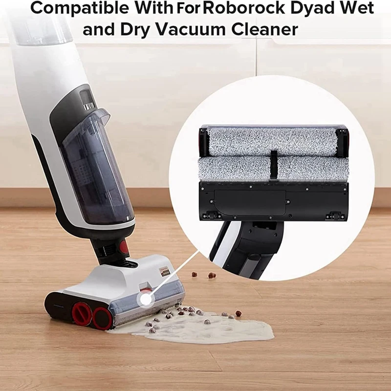 Rullo spazzola di ricambio per kit di accessori per aspirapolvere Roborock Dyad Pro Wet Dry