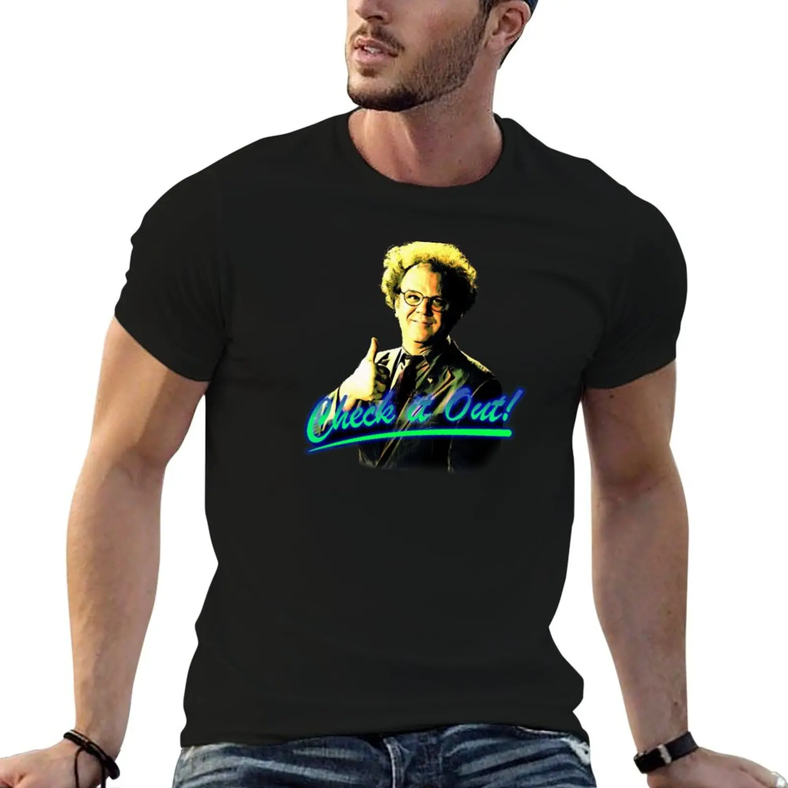 Dr Steve brule T-Shirt oversized custom shirt men workout shirt