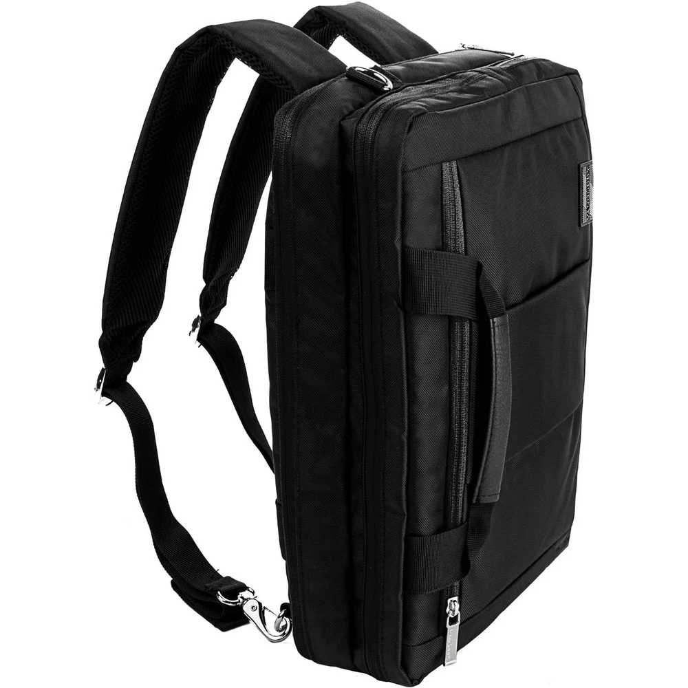 3 in 1 Hybrid Backpack Briefcase Messenger Bag 11.6 12 13 13.3 inch Laptops Waterproof Padded Interior Accessory Pockets