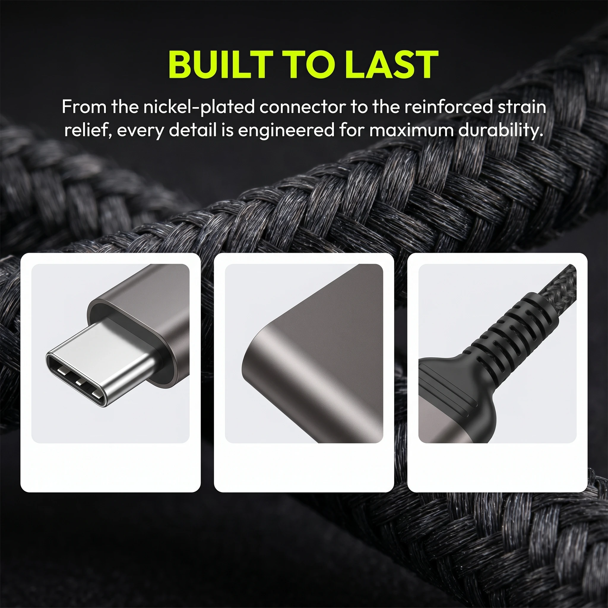 Type-C to HDMI-Compatible Cable High-Definition 4K Adapter Cable HDTV Cable Transfer Adapter