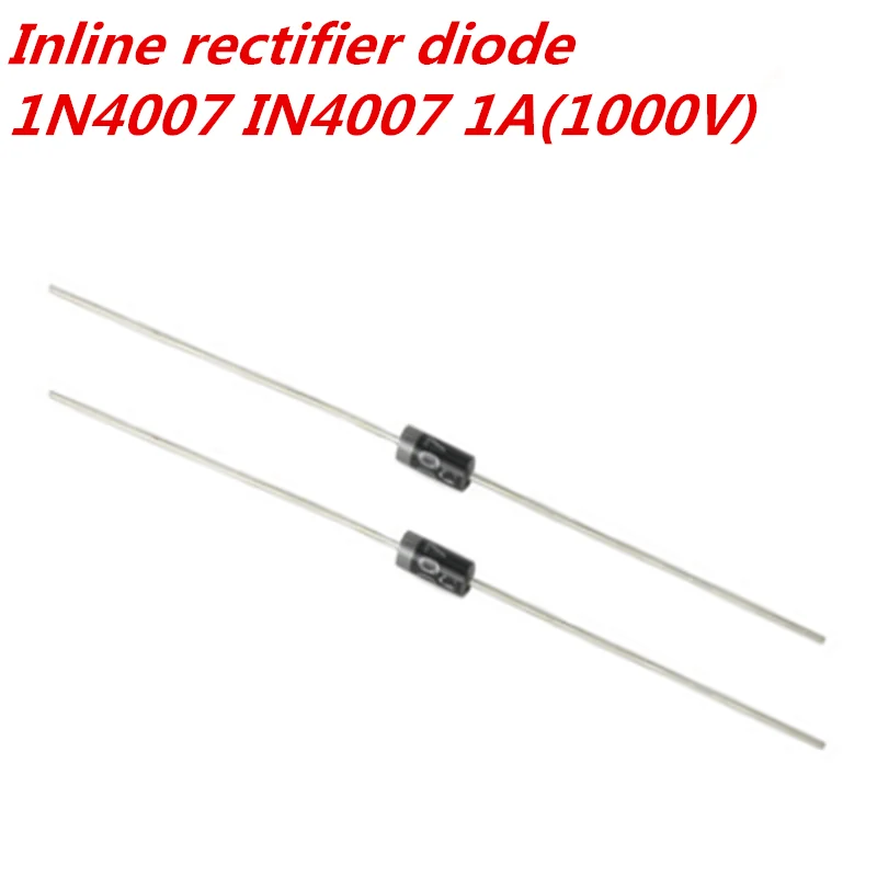 100PCS 1N4007 4007High quality Rectifier Diode  1A 1000V DO-41 IN4007 1n4007