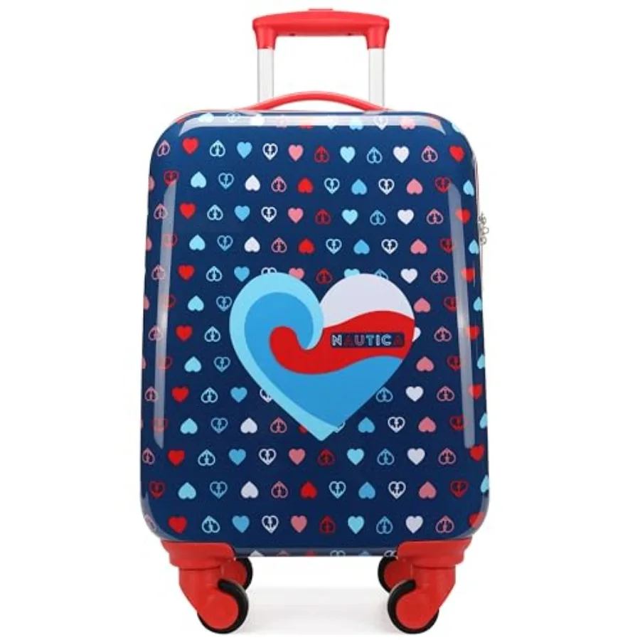 

Luggage - 18" Rolling Hardside Upright Carry-on Suitcase with Spinner Wheels, Peace Print