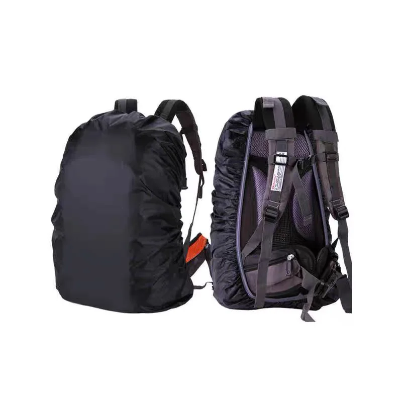 Outdoor Backpack Rain Cover Waterproof Rainproof Bag Sleeve For Hiking Travel Schoolbag Double Shoulder Bag Protector