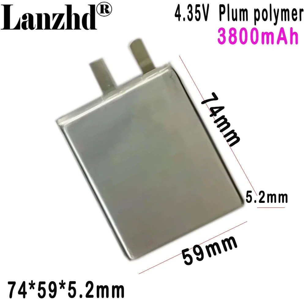 

525974 BM46 high voltage 4.4V Polymer Lithium Battery 3800MAH For mobile phone built-in battery Fast notebook battery