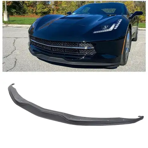 Front Lip Spoiler Splitter Compatible with 20142019 Chevrolet C7 Chevy Corvette GM C7 Z06 amp GS Stage 1 Replacement for 2292235