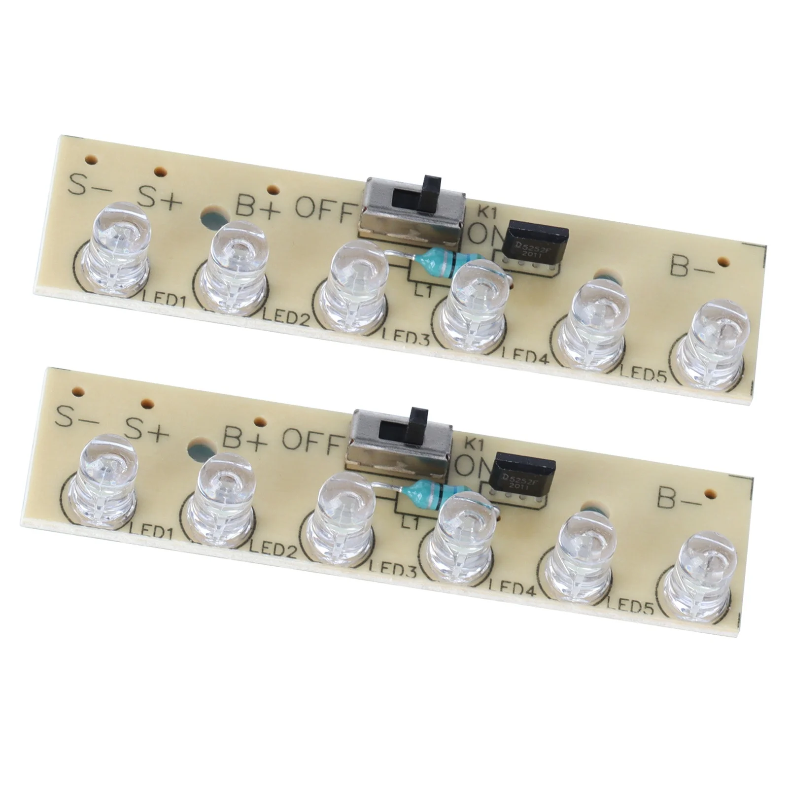 2Pcs Solar Lamp Controller Lawn Light Control Module Circuit Board with Switch 1.2V RF1206