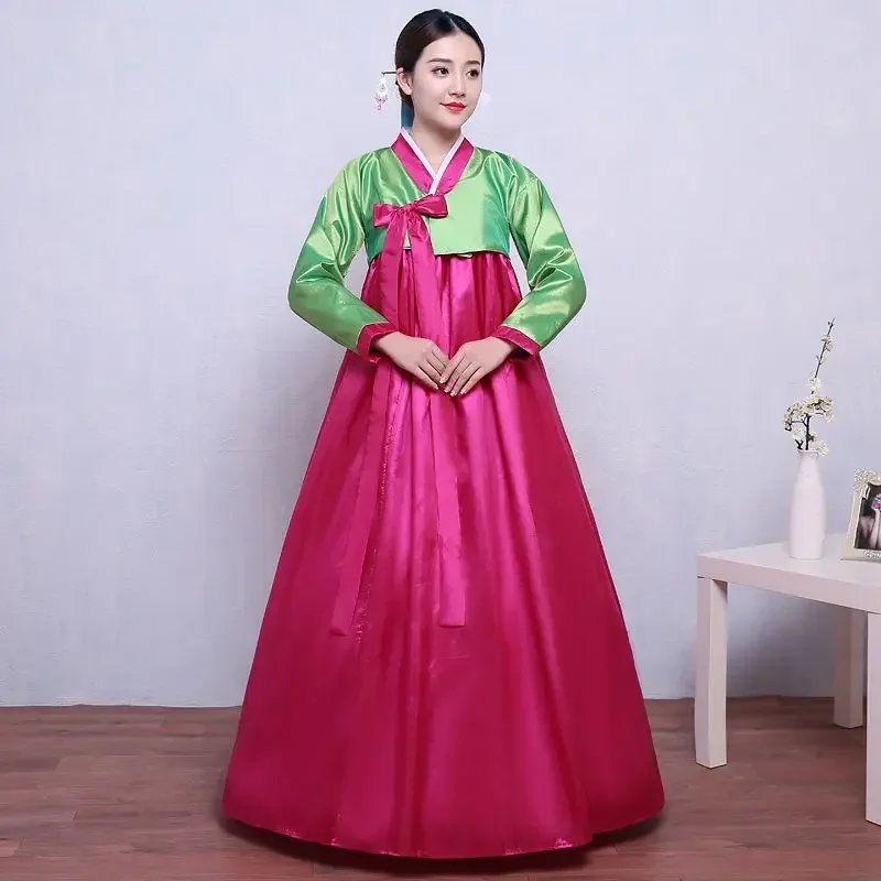 Women Hanbok Dress Korean 10Colors Fashion Ancient Costumes Traditional Party Asian Palace Cosplay Performance Clothing