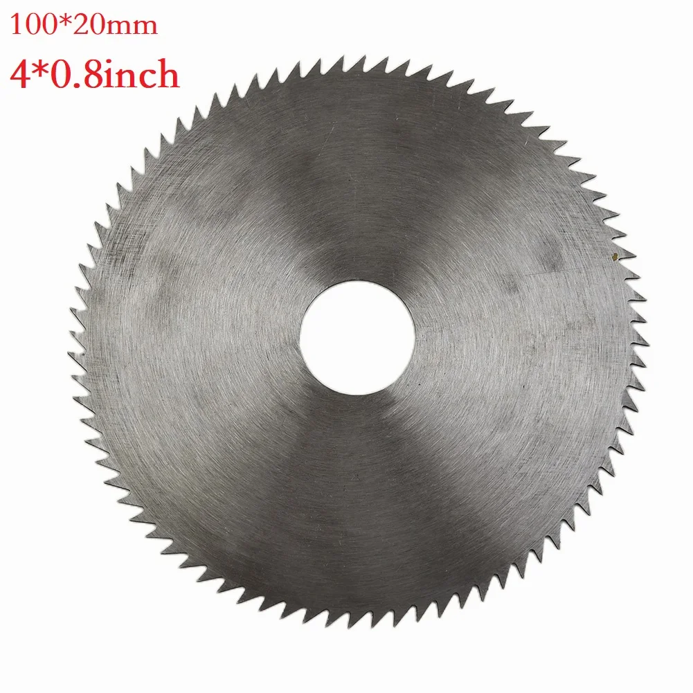 Circular Saw Blade Cutting Disc Superior Grade 4 Steel Circular Saw Blade 100mm Bore Diameter Optimal Cutting Results