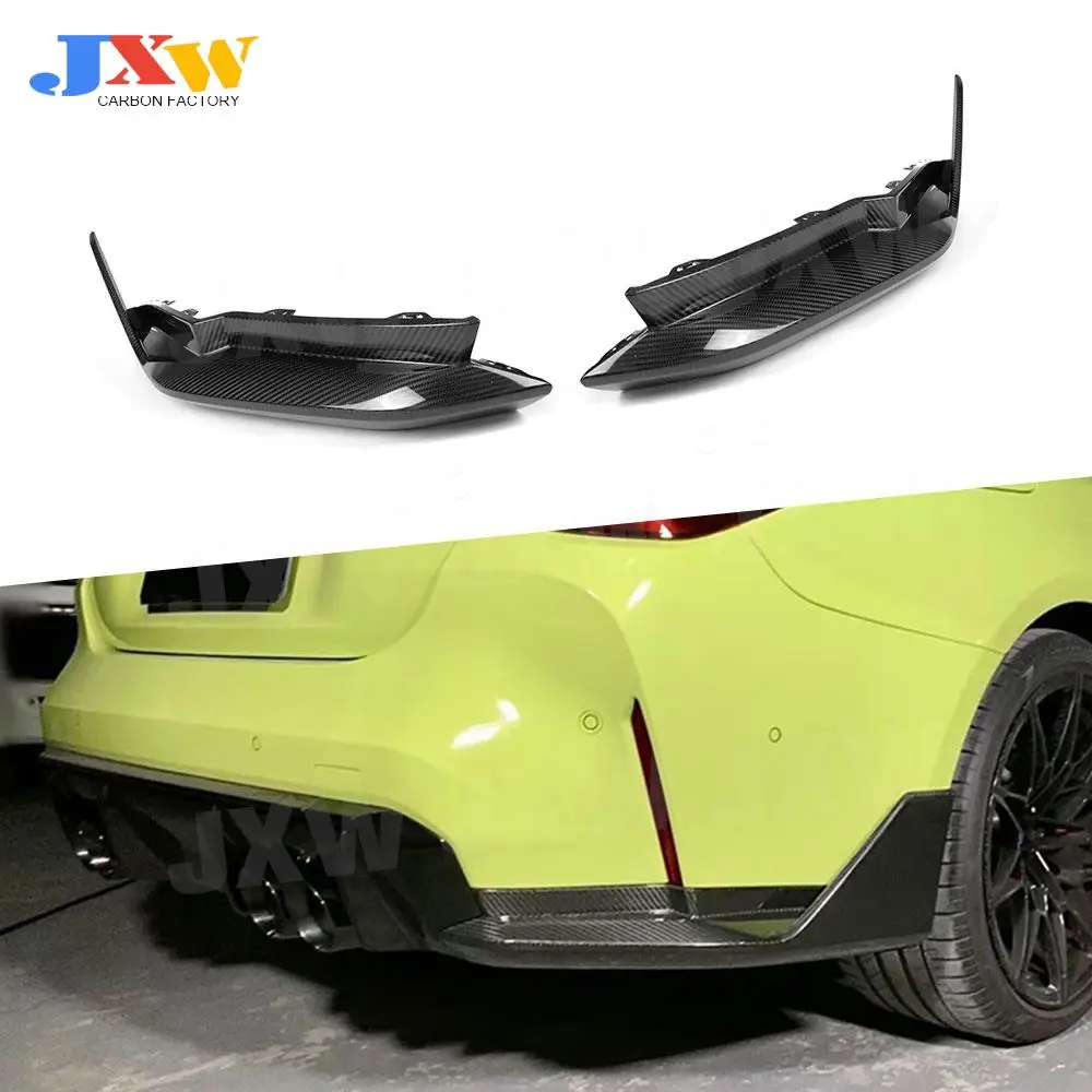 

Dry Carbon Fiber Rear Diffuser Spoiler Splitters For BMW 3 Series G80 M3 4Door 2021+ MP Style FRP Rear Bumper Diffuser Splitters