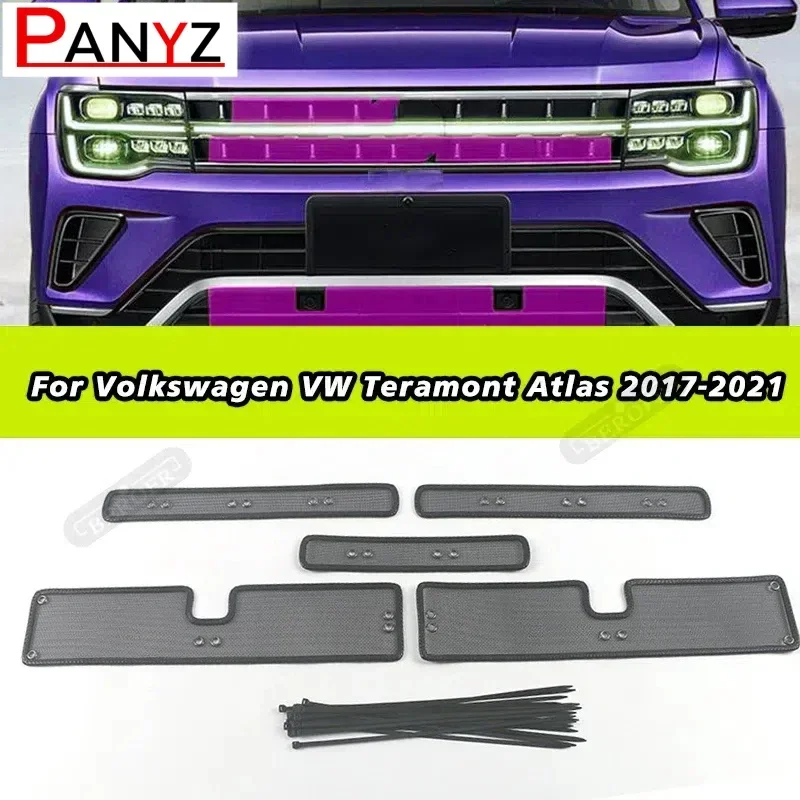 

Grills Insect Net Radiator Condenser Protective Cover Anti Insect Sand Mesh For Volkswagen VW Teramont Atlas 2017-2021