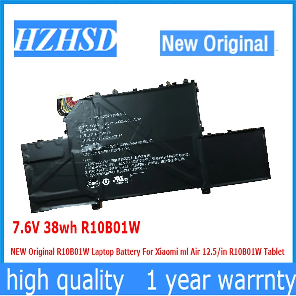 

7.6V 38wh R10B01W NEW Original R10B01W Laptop Battery For Xiaomi ml Air 12.5/in