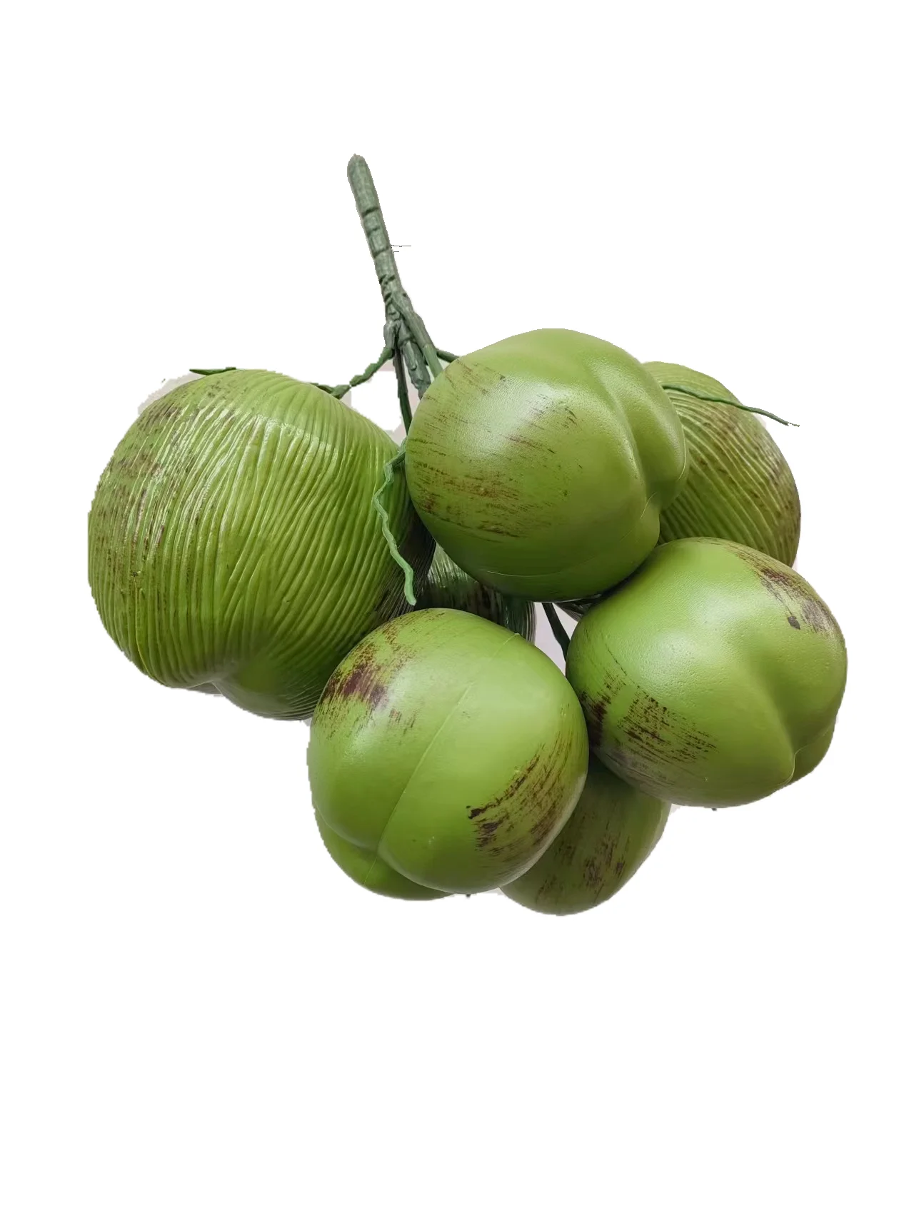 Simulated coconut tree fruit model, tropical fruit decorative props, palm tree fake fruit