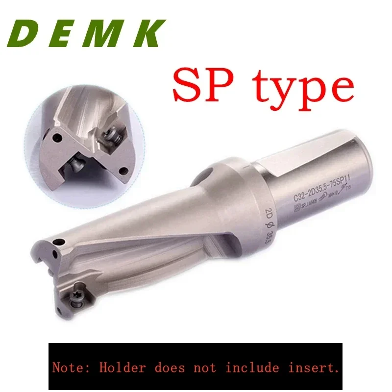 Wiertło U z wkładką serii SP 10mm-50mm 2D 3D 4D 5D głębokościowe wiertło szybkie dla każdej marki wkładek SPMG Zestaw wierteł CNC do tokarek maszynowych