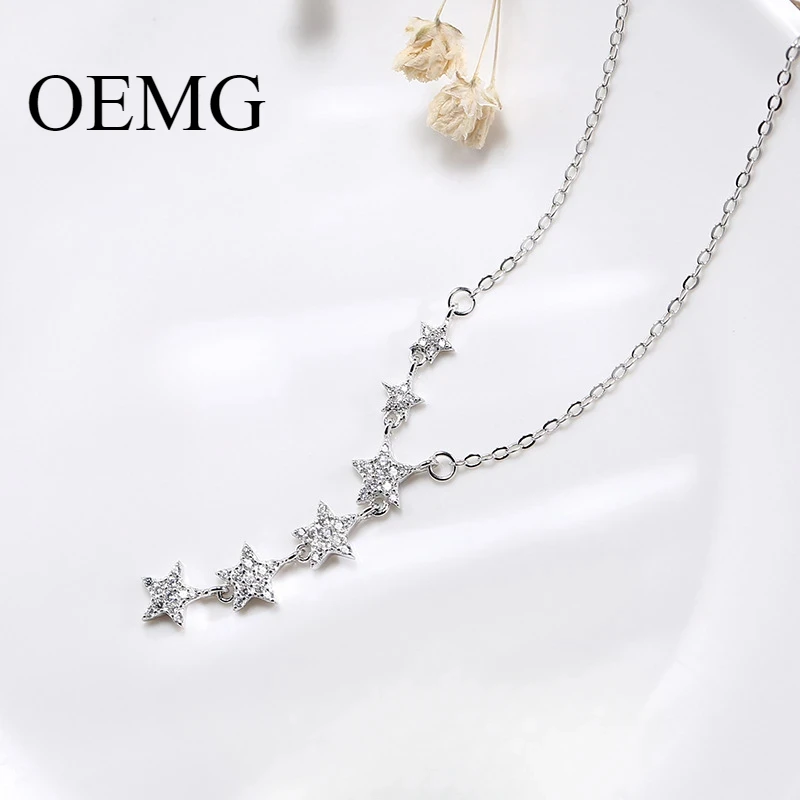 

S925 Silver Brand OEMG Exquisite Necklace for Women