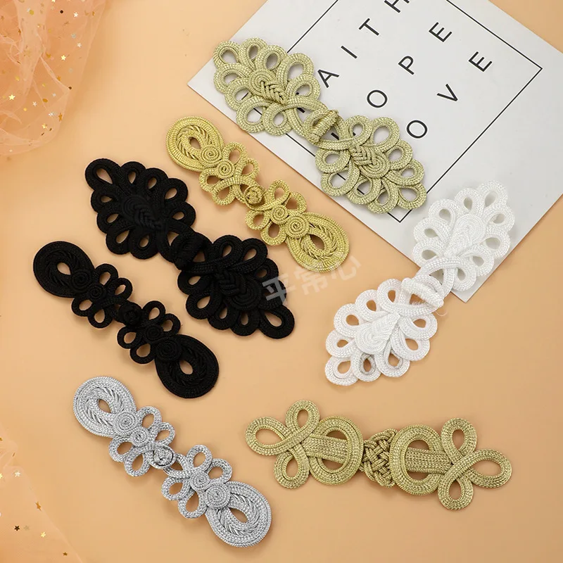1 Pcs Chinese Frog Closure Buttons Knot Handcraft DIY Accessories Handmade Curtain Button Sewing Accessories