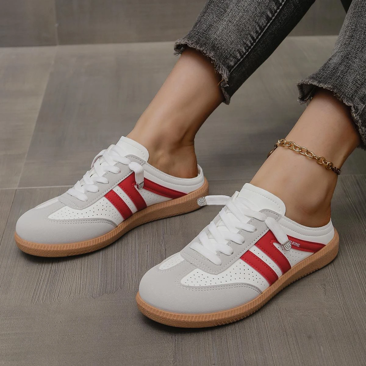Women's Lightweight Soft Bottom Backless Slip-On Sandals 2025 New Arrivals Retro Flat Casual Shoes Slip-On Backless Mule Sandals image 4
