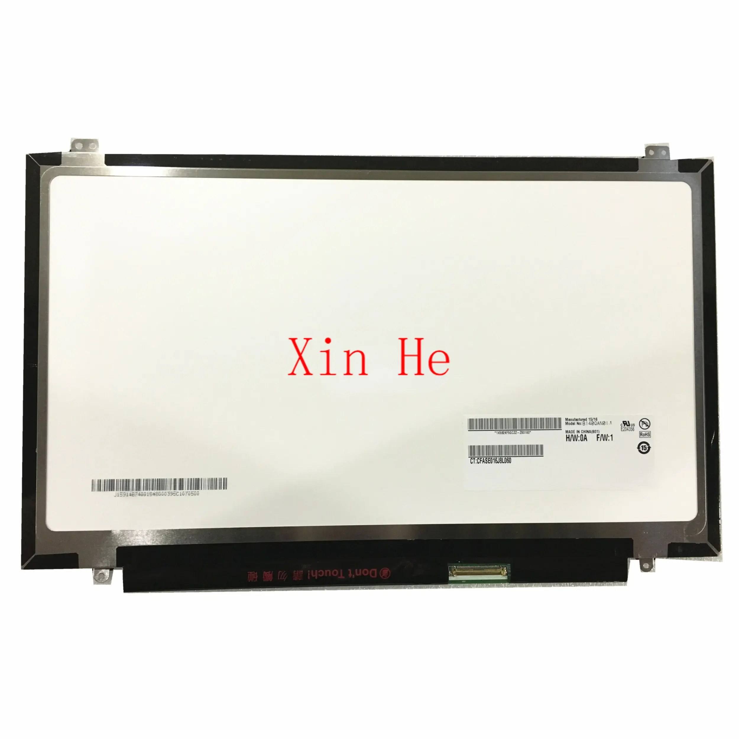 

14.0'' B140QAN01.1 LP140QH1-SPD3 Laptop LCD Screen Display Panel QHD 2560*1440 EDP 40 Pins