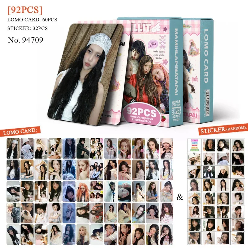 923inch small cardsILLITAlbumMAMIHLAPINATAPAIDecorative card stickersLOMOGreeting Card image 6