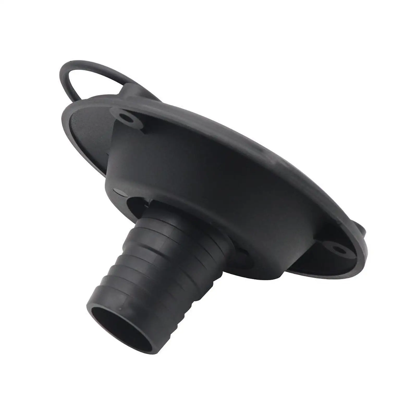 

RV Water Inlet Round ABS Adapter with Vent and Waterproof Cap for Trailer Camper Water Supply