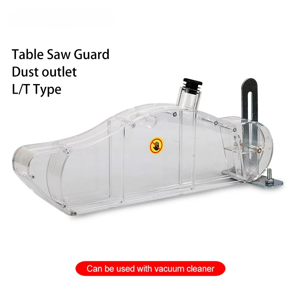 

DIY Table Saw Protective Cover Woodworking Shell Safety Universal Stand Dispensing Tool Anti Dust Transparent Pipe Wood Router