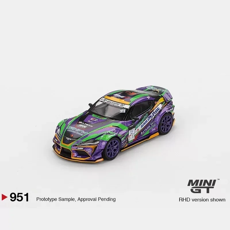 MINI GT 1:64 Nissan LB Nissan GTR R35 35GT-RR LBWK KUMA Car Model Collection Figure