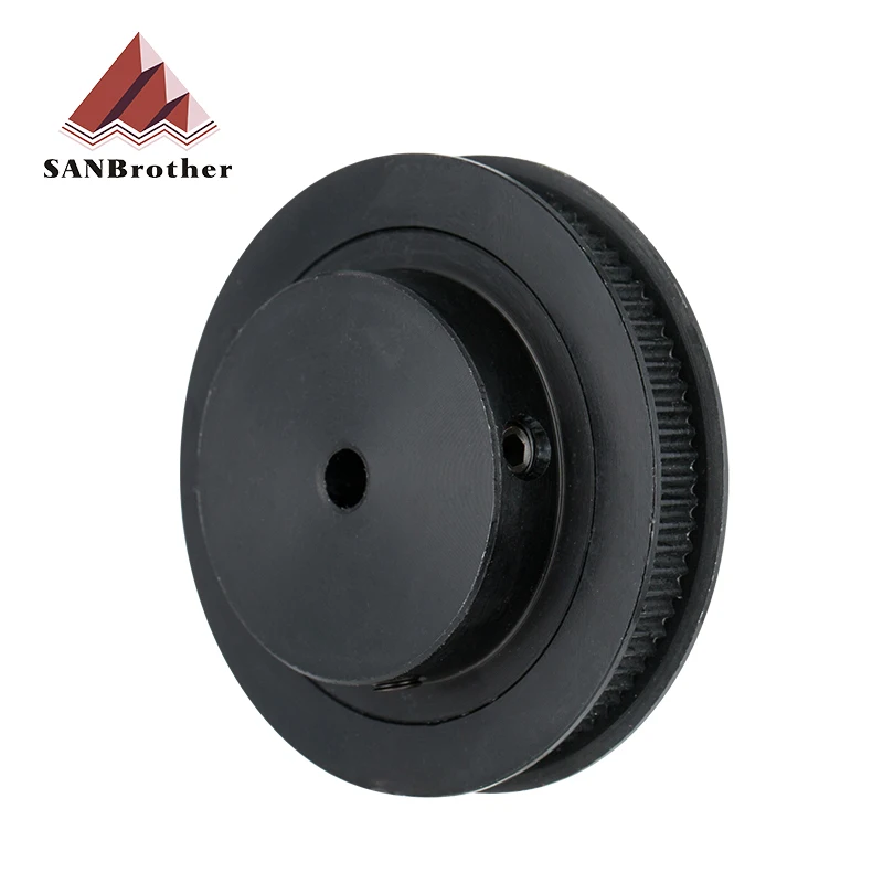 80 Teeth Black Anodized 2M 2GT synchronous Pulley Bore 5mm for width 6mm 2GT Timing Belt GT2 pulley Belt 80Teeth 80T