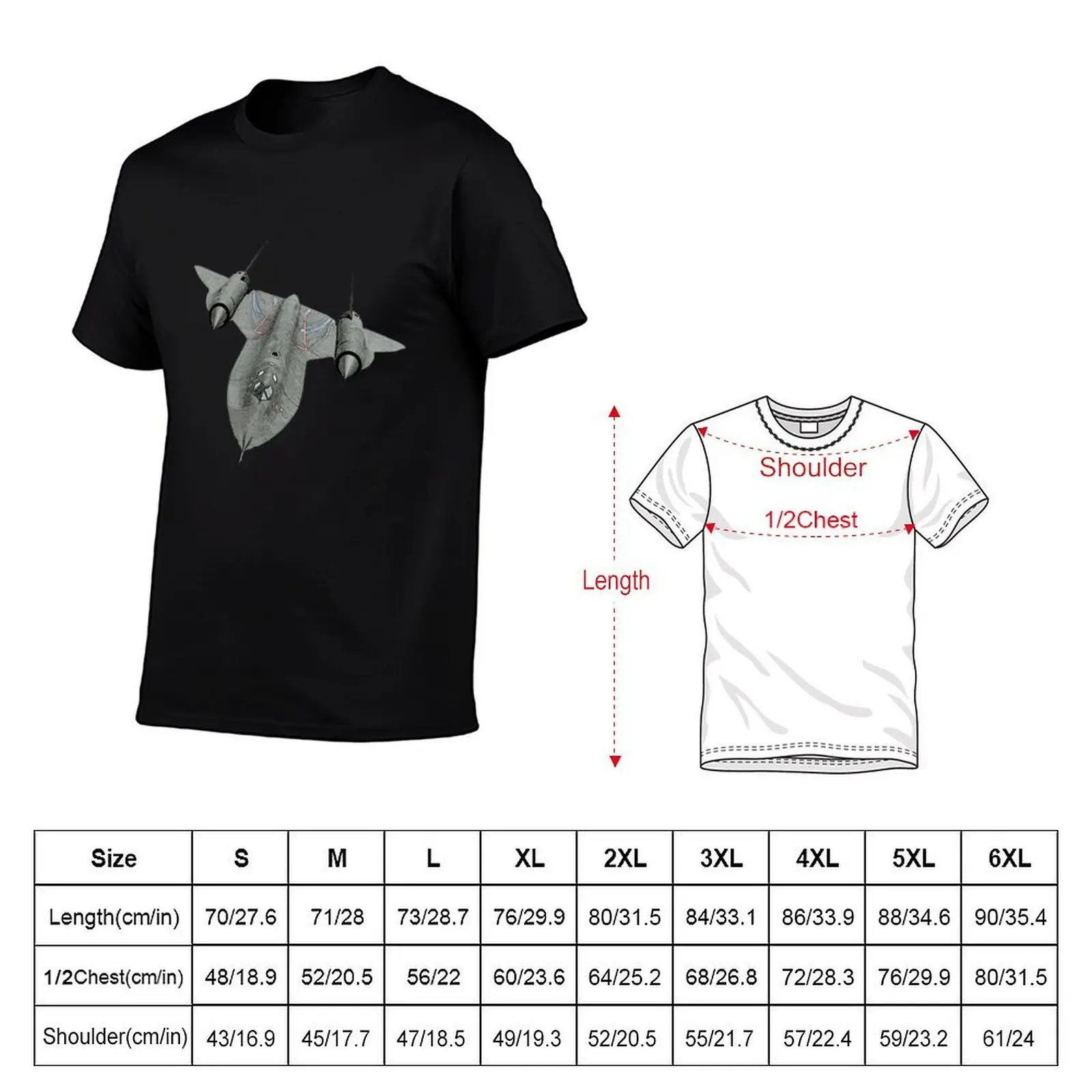 SR71 Blackbird aircraft T-Shirt Outdoor Working T-Shirt - view 2
