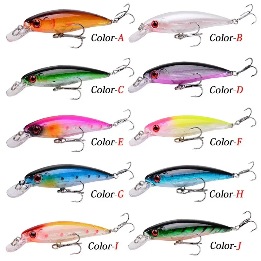Kit señuelos para carpa: Crankbait Minnow Swimbait Wobbler - imagen 5
