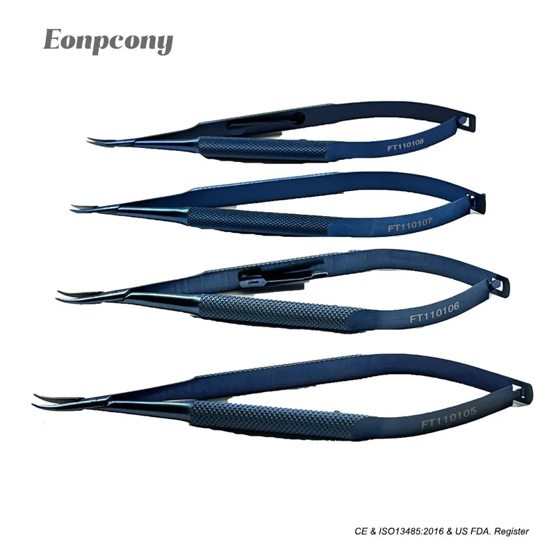 Barraquer Needle Holders Bechart-Sinskey & Troutman Needle Holders Ophthalmology With Lock /Without Lock Straight Curved Tip