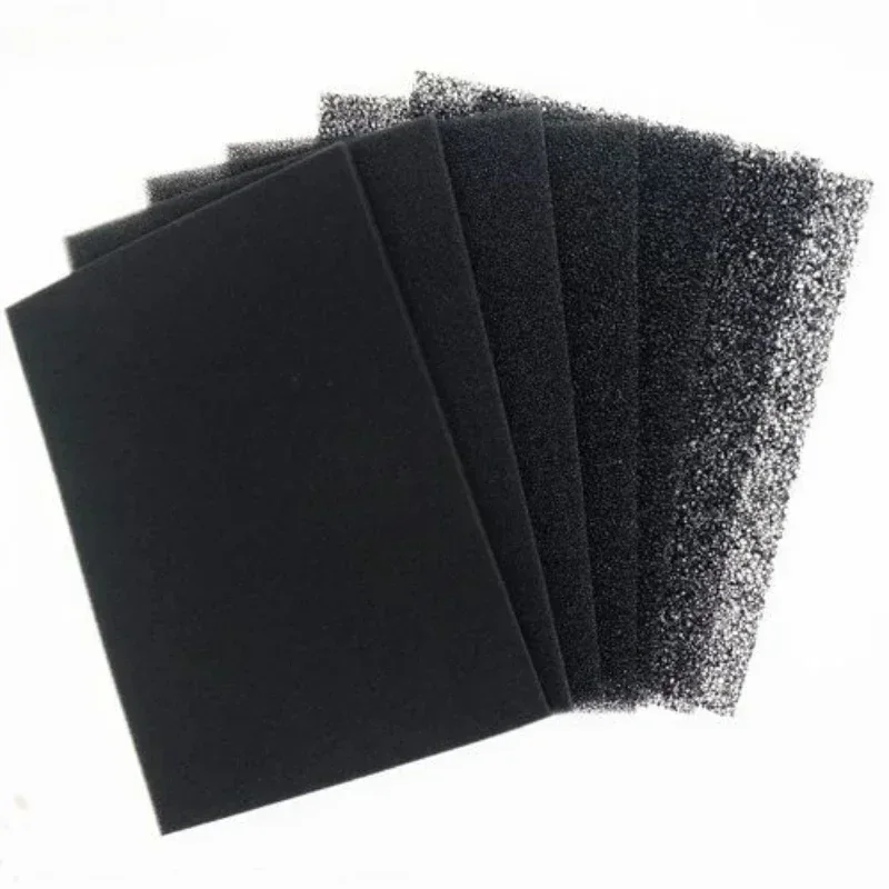 Sponge like C mesh  Black fiber High quality honeycomb activated carbon filter cotton  Air purification adsorption